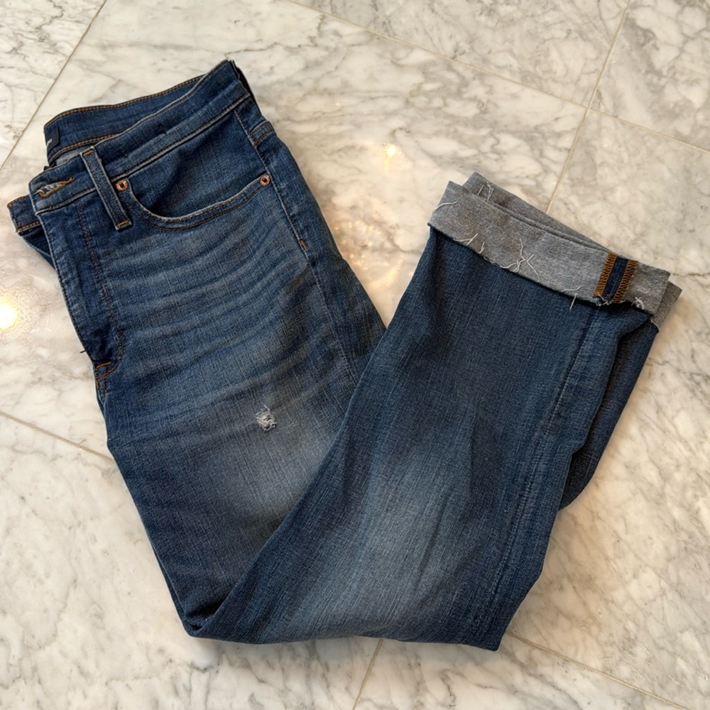 J. Crew Billie Demi Boot Crop Jeans Size 28